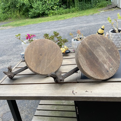 Antique iron swing - swing, out